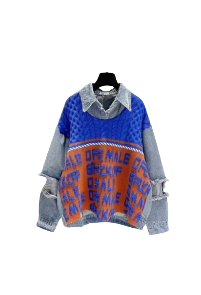 Distressed Jeans Jacket